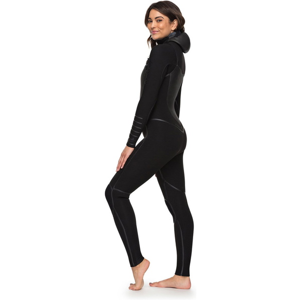 Roxy Syncro Kvinder Plus Syncro 5/4/3mm Chest Zip Brystlås I Våddragt Sort Erjw203002