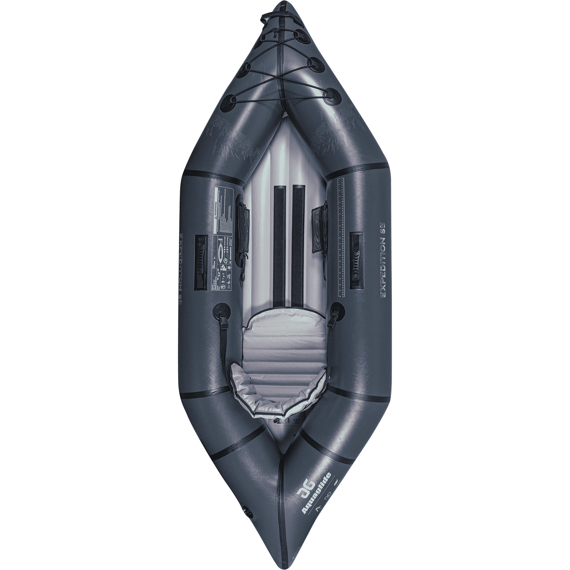 2026 Aquaglide Ekspedition I Baglandet 85 Ultralight 1 Person Kajak AGEXP1 - Navy