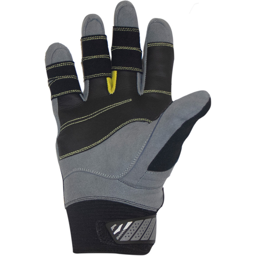2025 Gul Junior Code Zero Sommer Helfinger Sejlerhandsker Sort Gl1239-b6