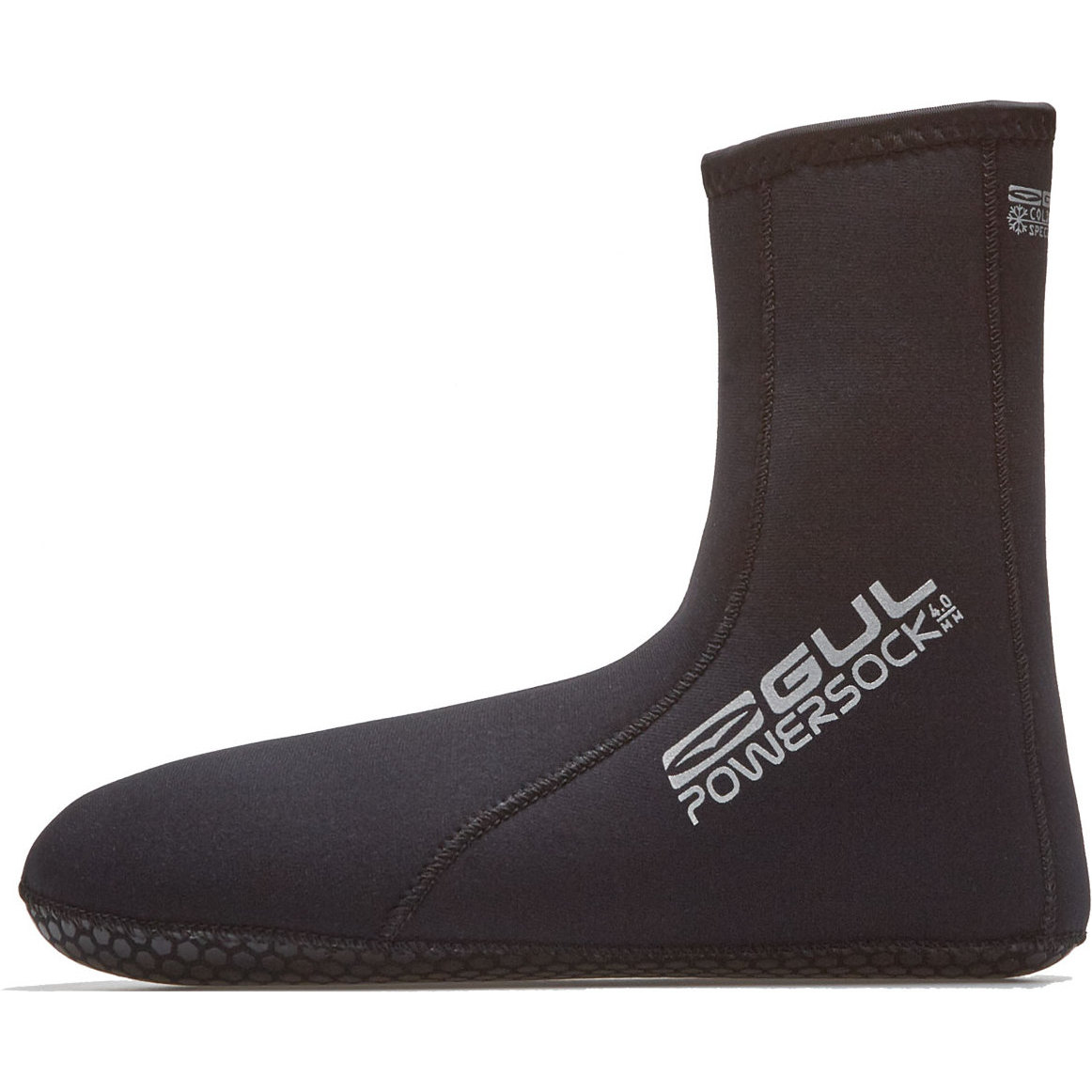2026 GUL 4mm Power Neopren-strømpe BO1270-B8 - Black