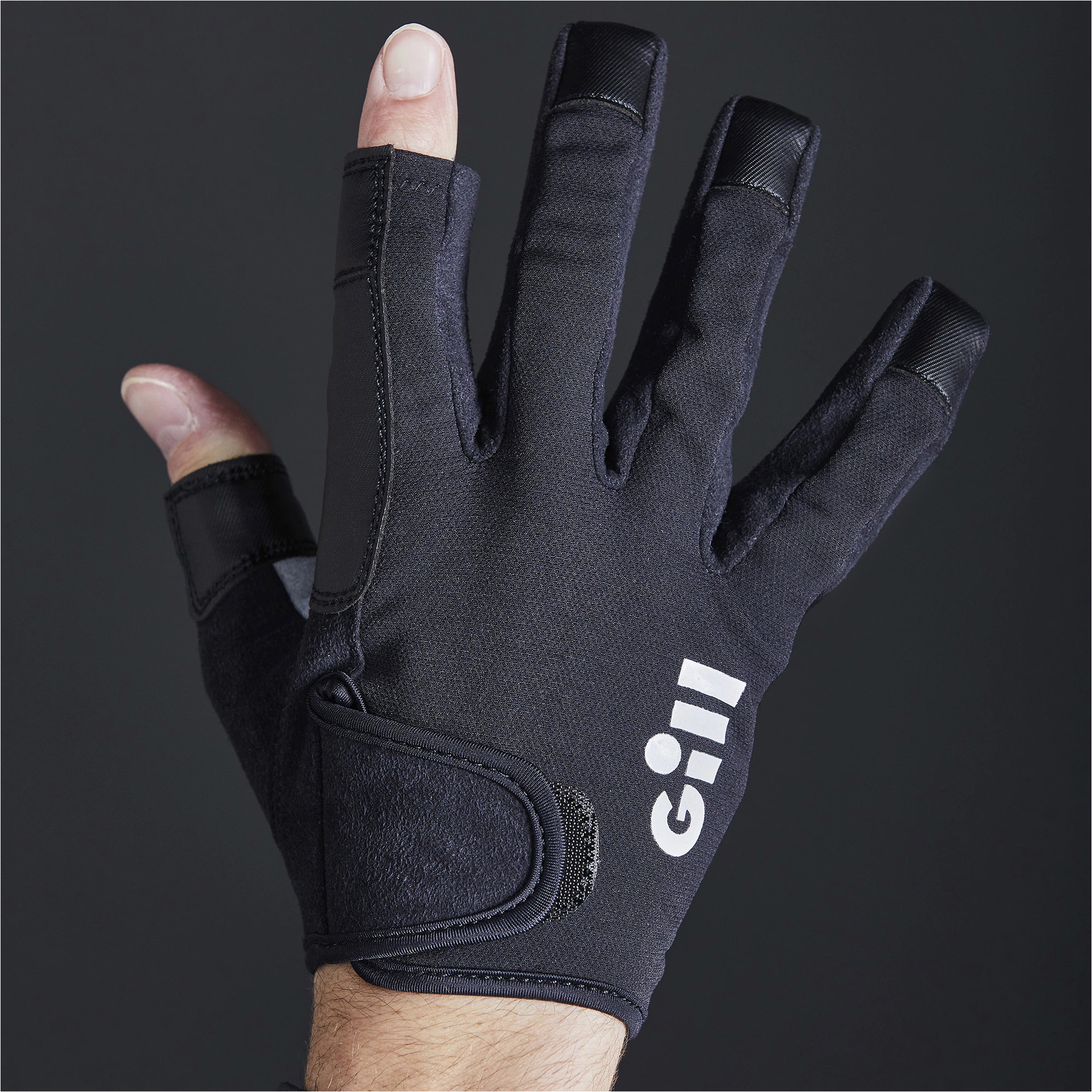 Gill Double Pack Championship Short & Long Finger Sejlerhandsker - Sorte