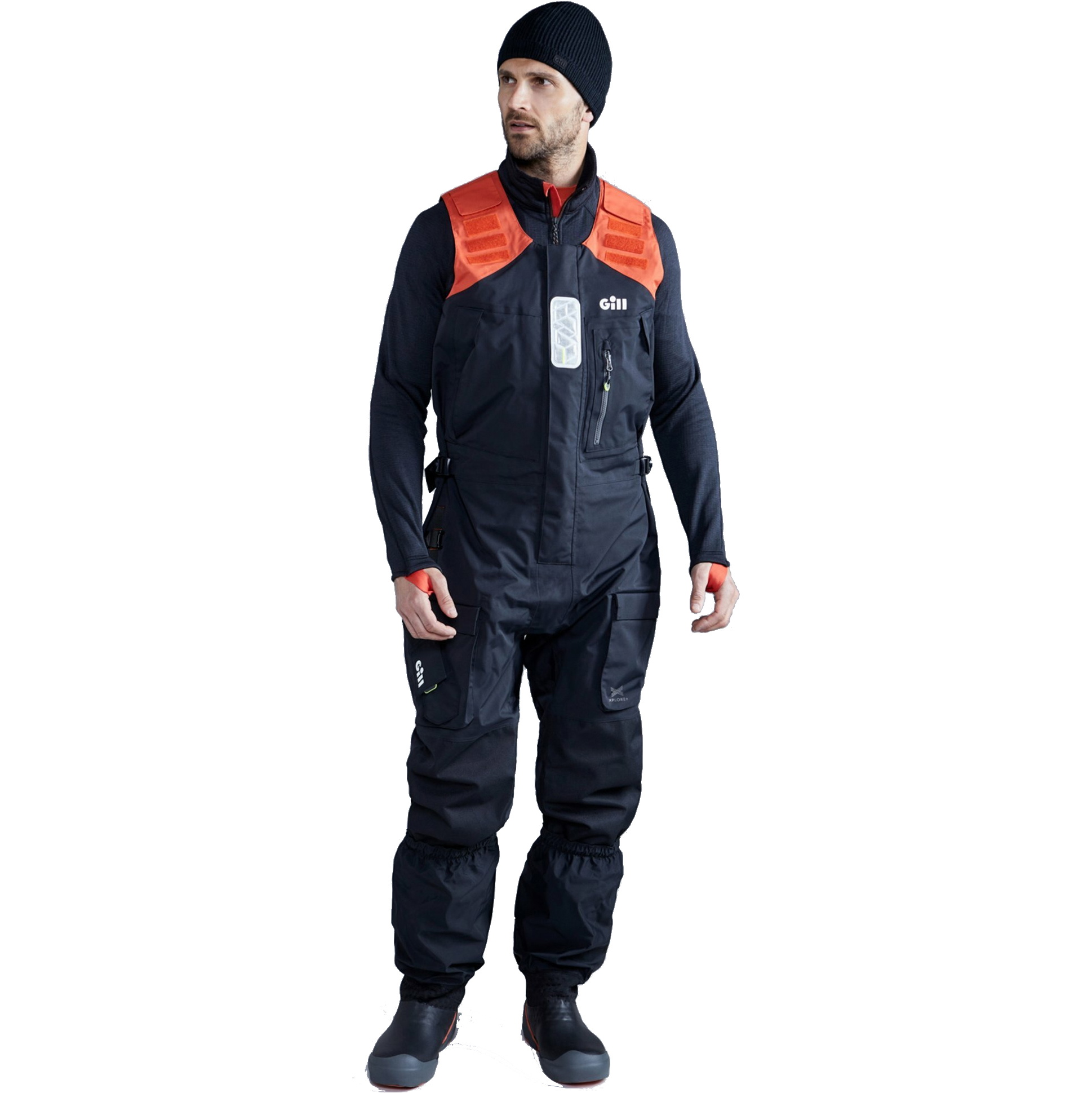 2025 Gill Herre OS1 Ocean Sejlerbukser OS13T - Grafit / Orange