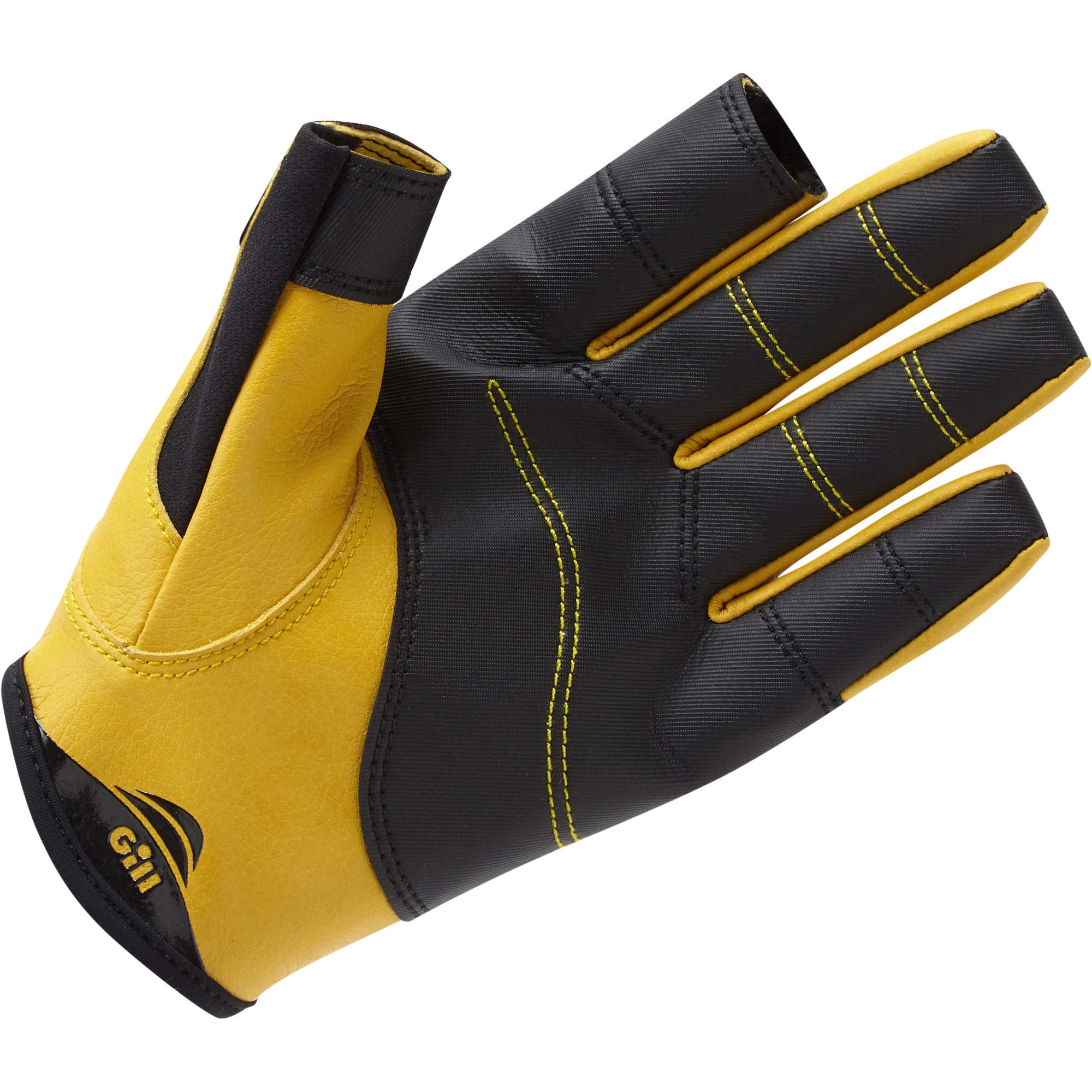 2026 Gill Pro Sejlhandsker Med Lang Finger 7453 - Black