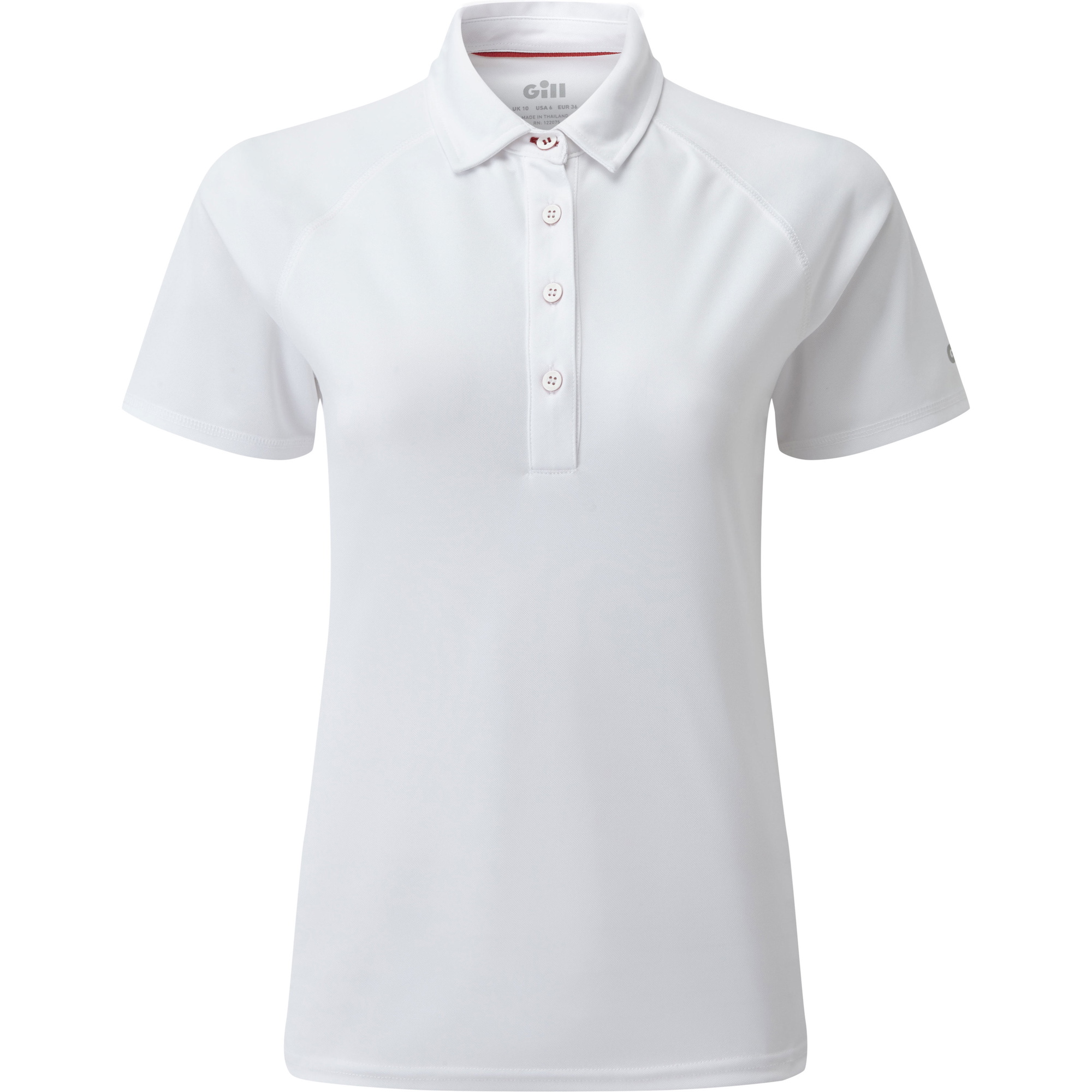 2026 Gill Kvinder Uv Tec Polo Top Hvid Uv008w