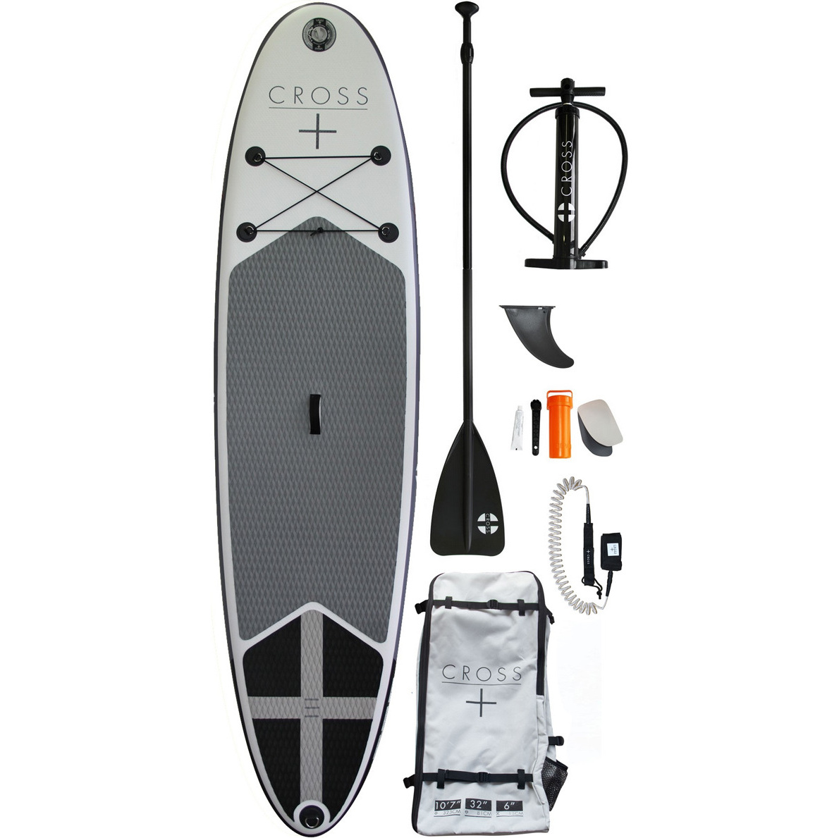 2026 Gul Cross 10'7 Oppustelig Sup Board Pakke Cb0029-b4