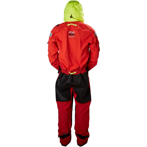 2019 Helly Hansen Aegir Ocean Overlevelse Drysuit Advarsel Røde 31706
