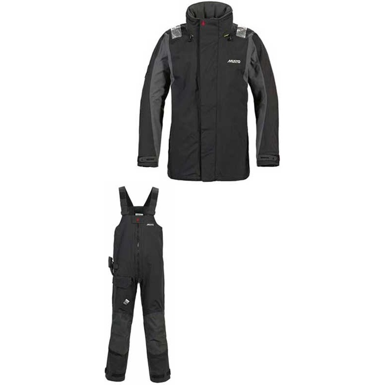 Musto BR1 Inshore Jacket SB1226 & Trouser SB1234 Combi Set BLACK - NEW STYLE FOR 2013