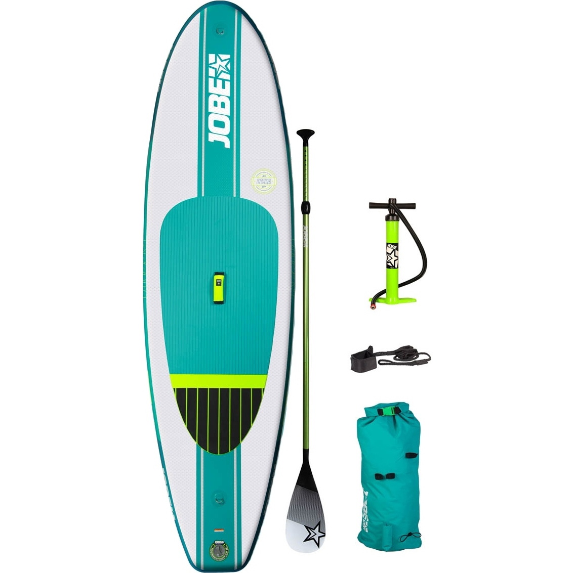 2018 Jobe Aero Desna Opblåsbare Stå op Paddle Board 10'0 x 32 "INC Padle, Rygsæk, Pumpe & Leash