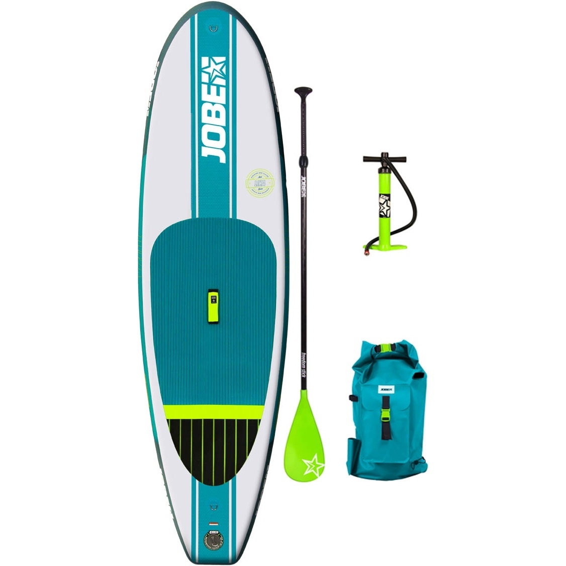  Jobe Lika Opblåsbare Stå op Paddle Board 9'4 x 30 "INC Padle, Rygsæk, Pumpe & Leash
