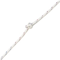 8 Plait Standard Polyester Almindelig Jolle Reb Hvid