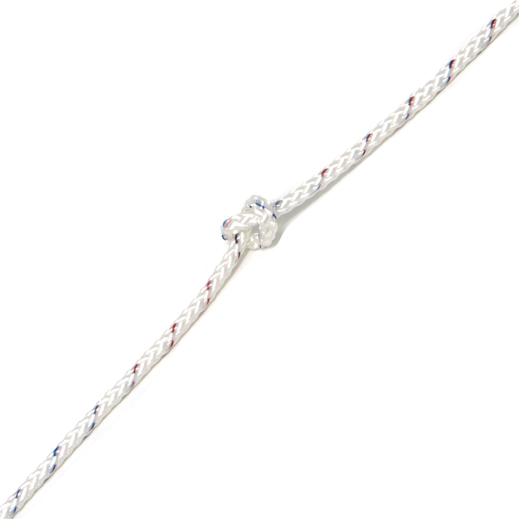 Kingfisher 8 Plait Standard Polyester Almindelig Jolle Reb Hvid Stw2 - Pris Pr. Meter.