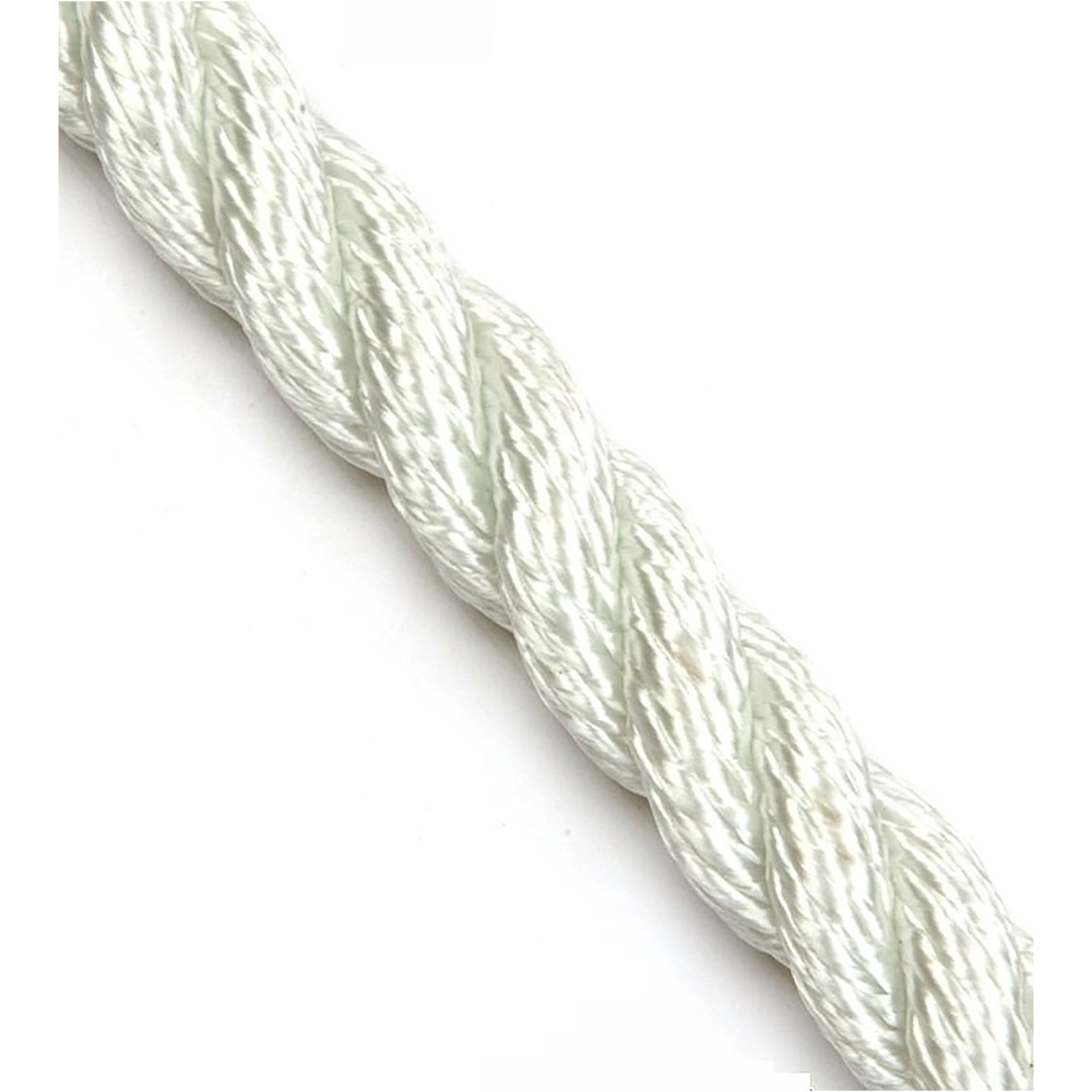 Kingfisher Fortøjning / Forankring Af 3 Streng Nylon Reb Hvidt N3w1 - Pris Pr. Meter