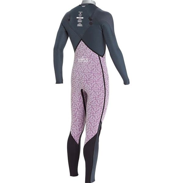Billabong Furnace Carbon Comp 5/4mm Chest Zip Våtdrakt Sort Print L45m03