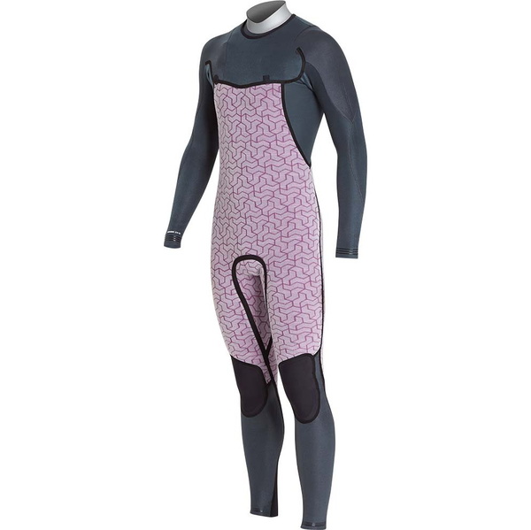 Billabong Furnace Carbon Comp 5/4mm Chest Zip Våtdrakt Sort Print L45m03