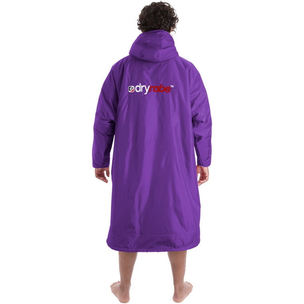 2023 Dryrobe Advance Langærmet Change Robe DR100L - Lilla / Grey