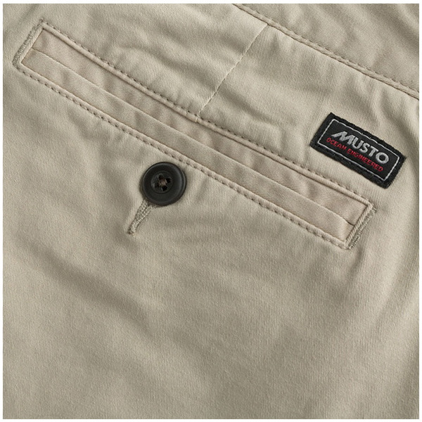 2019 Musto Kvinders Chino Shorts Lys Sten Lwst008