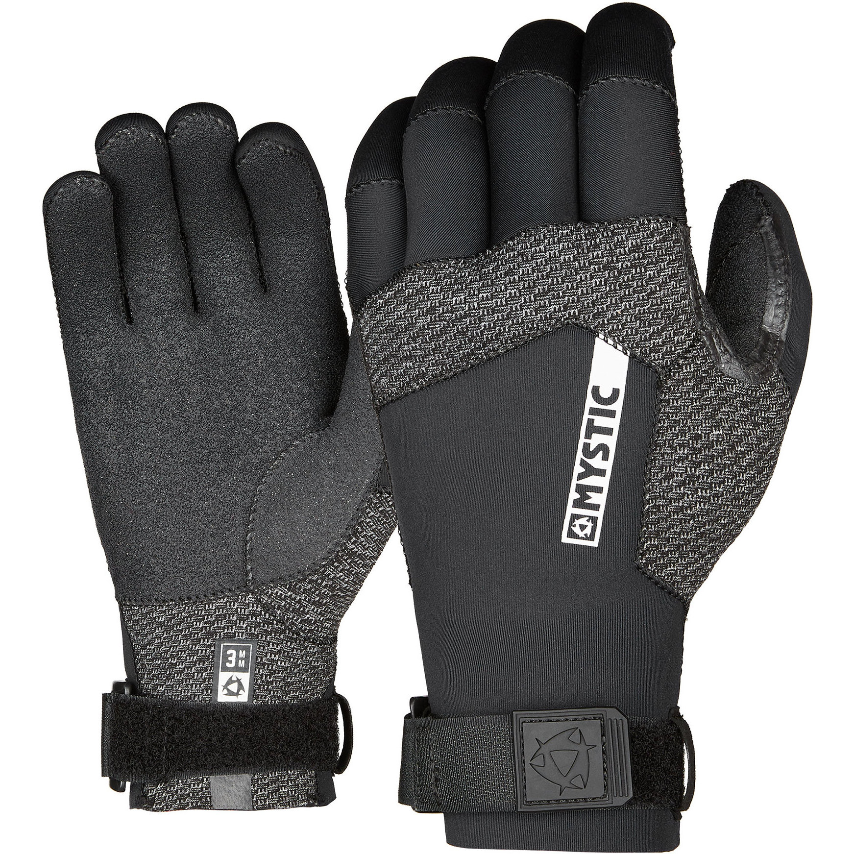 2022 Mystic Marshall 3mm Forkrøppede Neoprenhandsker 200046 - Black