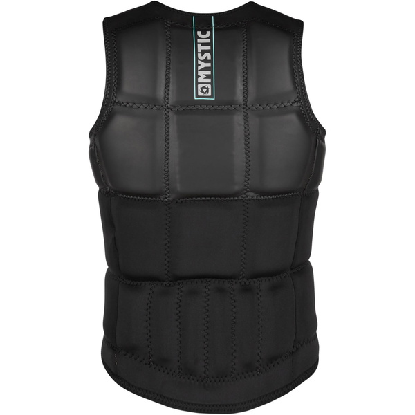 2021 Mystic Kvinder Blændede Front Zip Vest 200187 - Sort Overalt