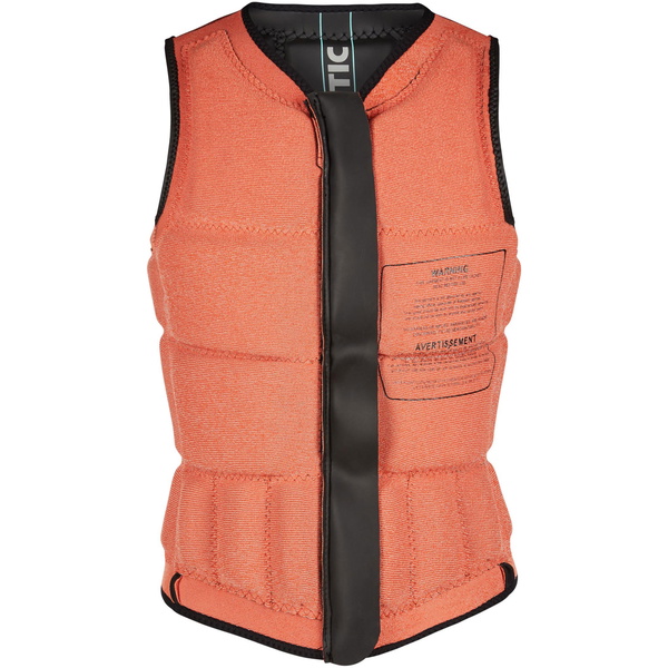 2021 Mystic Kvinder Blændede Front Zip Vest 200187 - Sort Overalt