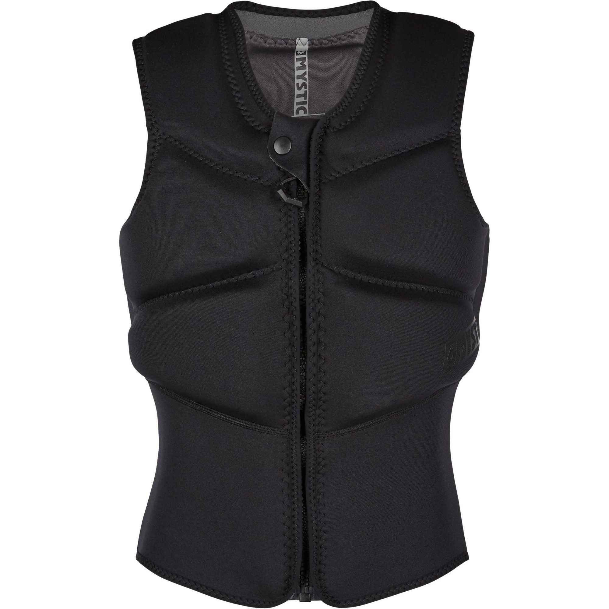 2021 Mystic Kvinder Star Impact Vest Drage Front Zip 200112 - Sort