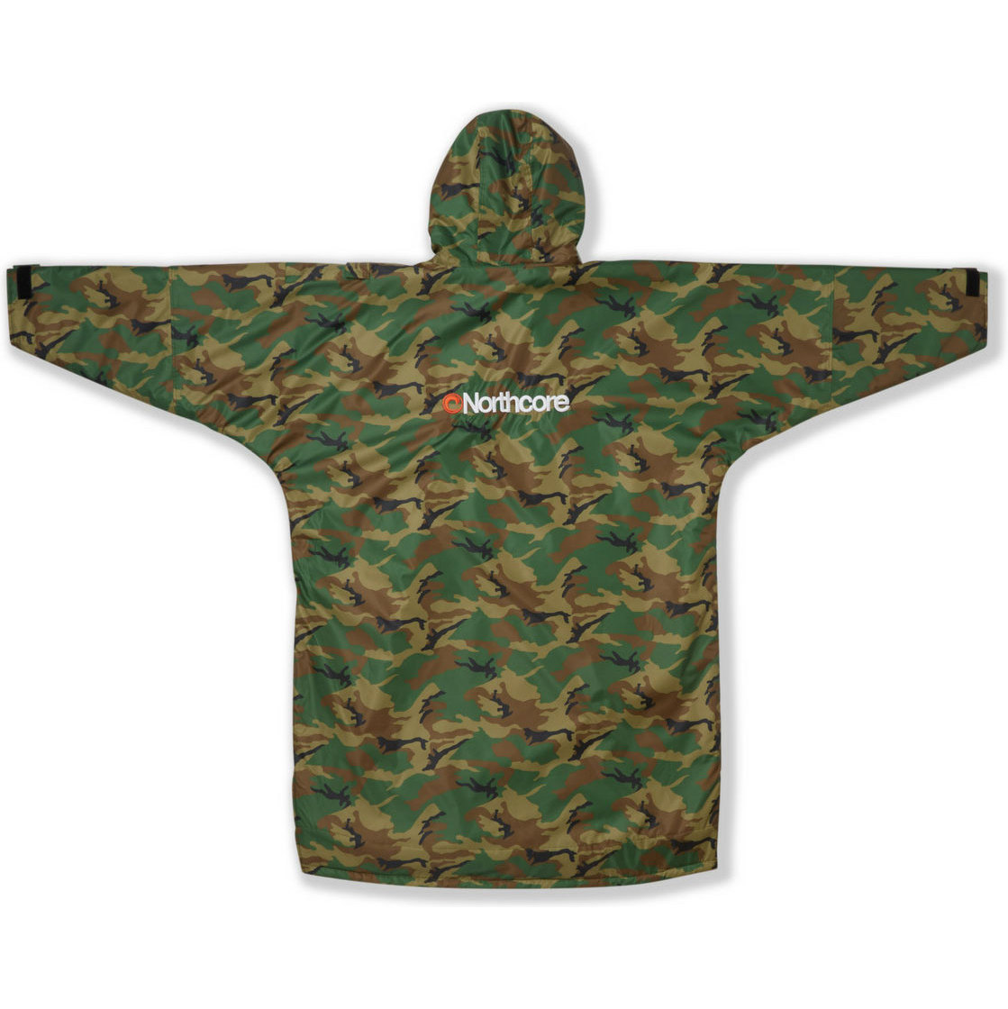 2026 Northcore Beach Basha Sport Langærmet Skiftetøj Robe / Poncho NOCO24N - Camo