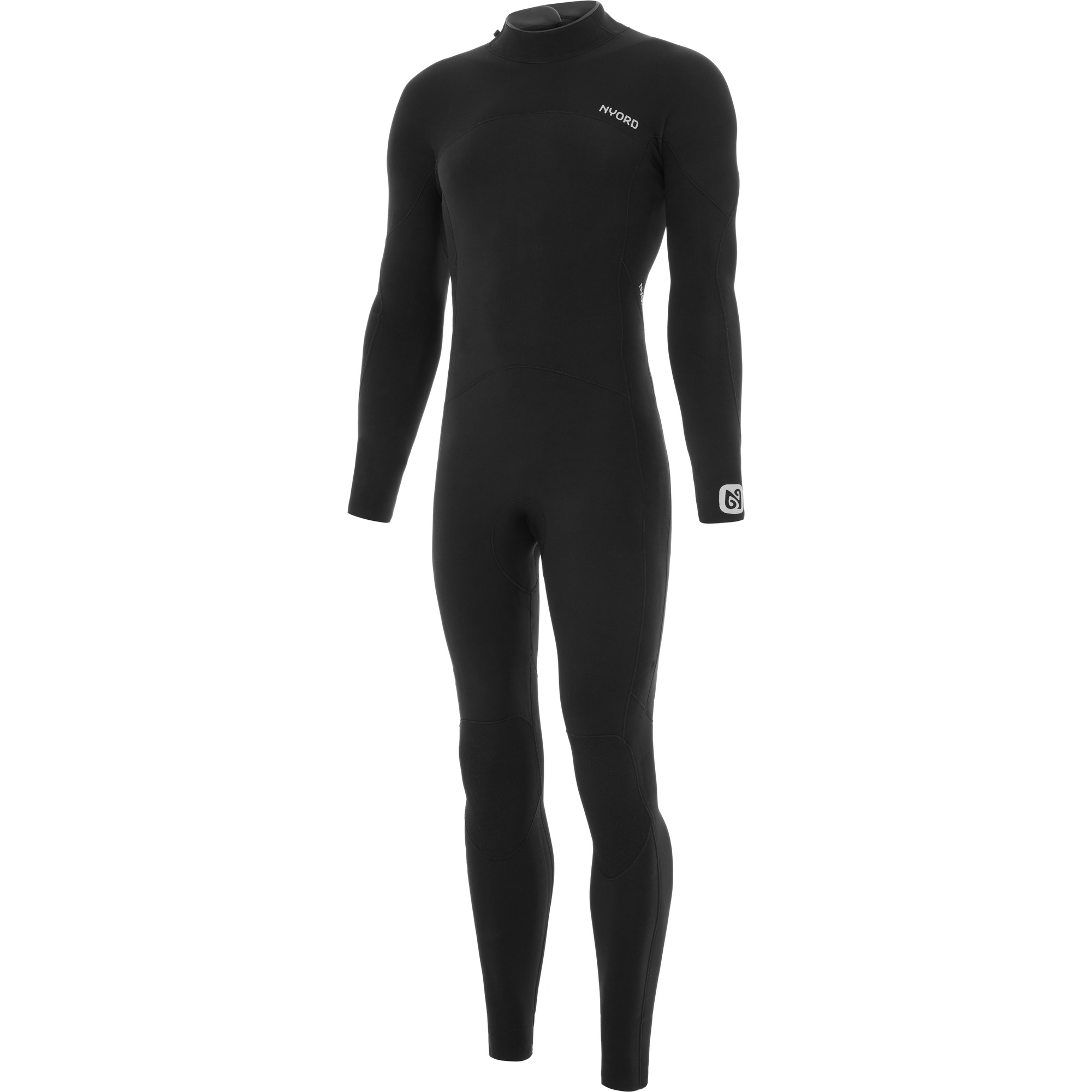 2025 Nyord Menneske Furno 3/2mm Back Zip Gbs Våddragt Fbm32001 - Sort