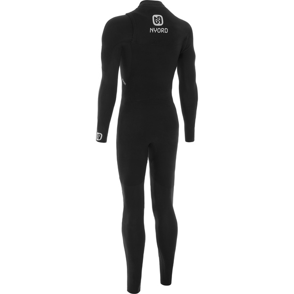 2025 Nyord Menneske Furno Warmth 4/3mm Chest Zip Gbs Våddragt Fwm43001 - Sort