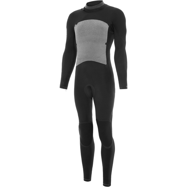 2025 Nyord Menneske Furno Warmth 4/3mm Chest Zip Gbs Våddragt Fwm43001 - Sort