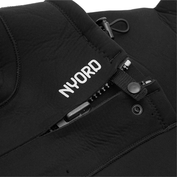 2025 Nyord Menneske Furno Warmth 4/3mm Chest Zip Gbs Våddragt Fwm43001 - Sort