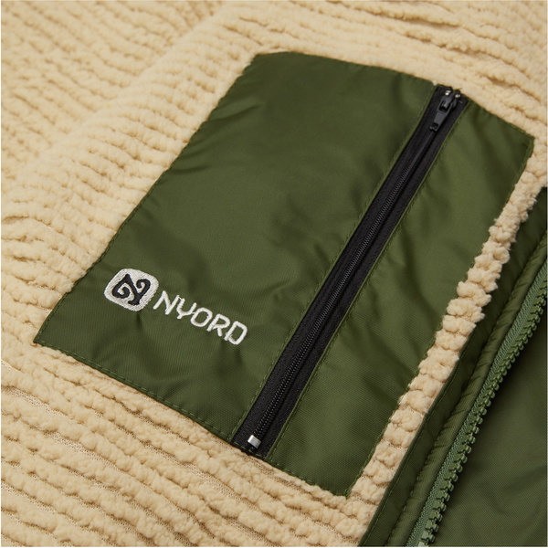 2026 Nyord Primaloft Udendørs Morgenkåbe ACC0005 - Khaki / Ecru