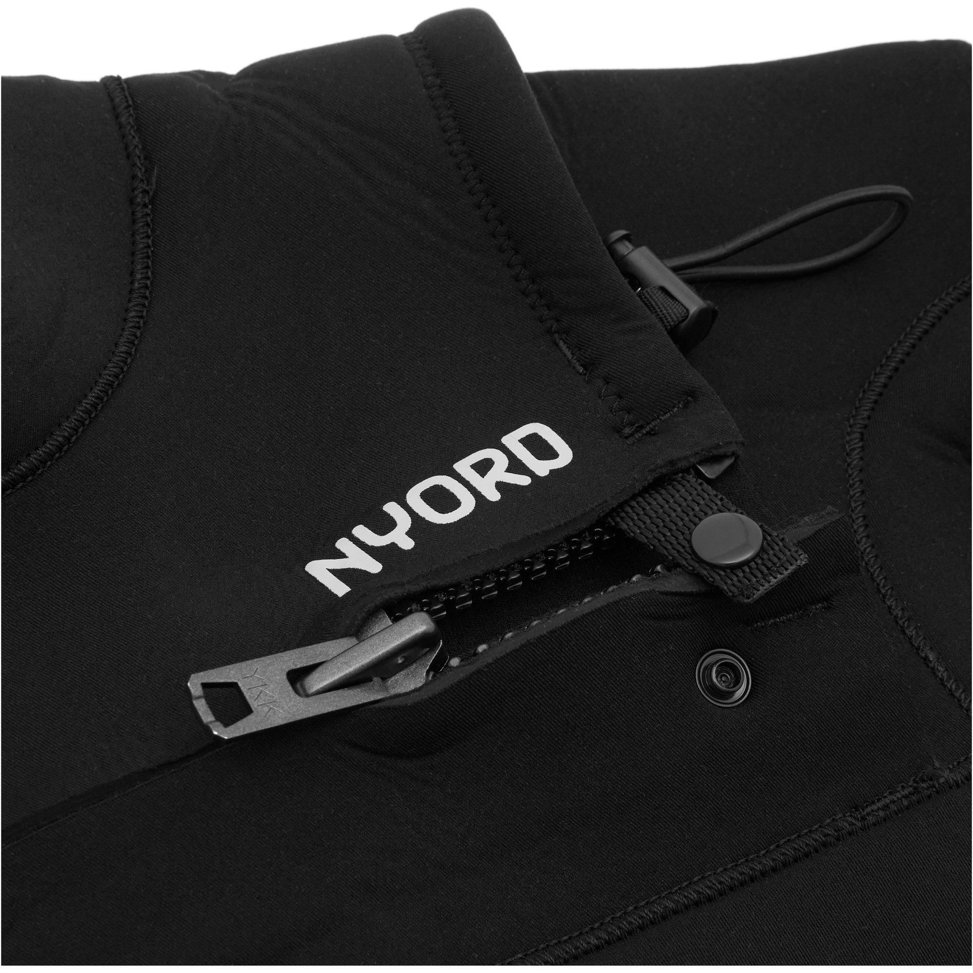 2025 Nyord Womens Furno Warmth 5/4mm Chest Zip Våddragt FWW54001 -.. Black