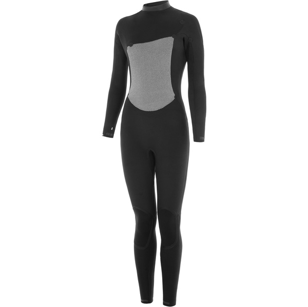 2025 Nyord Womens Furno Warmth 5/4mm Chest Zip Våddragt FWW54001 -.. Black