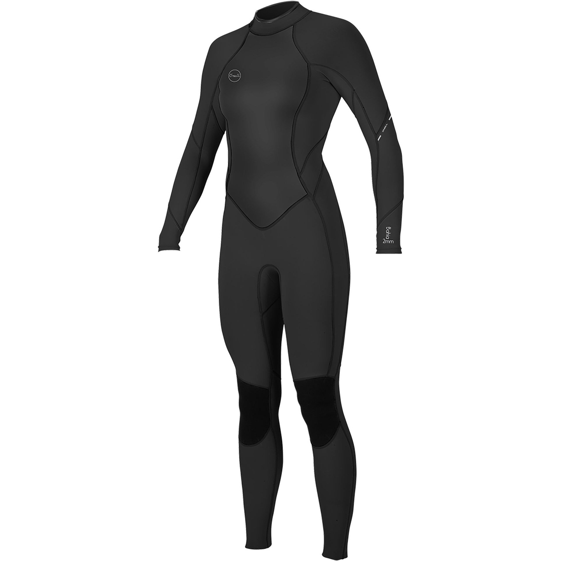 2026 O'Neill Womens Bahia 3/2mm Back Zip Våddragt 5292 - Black