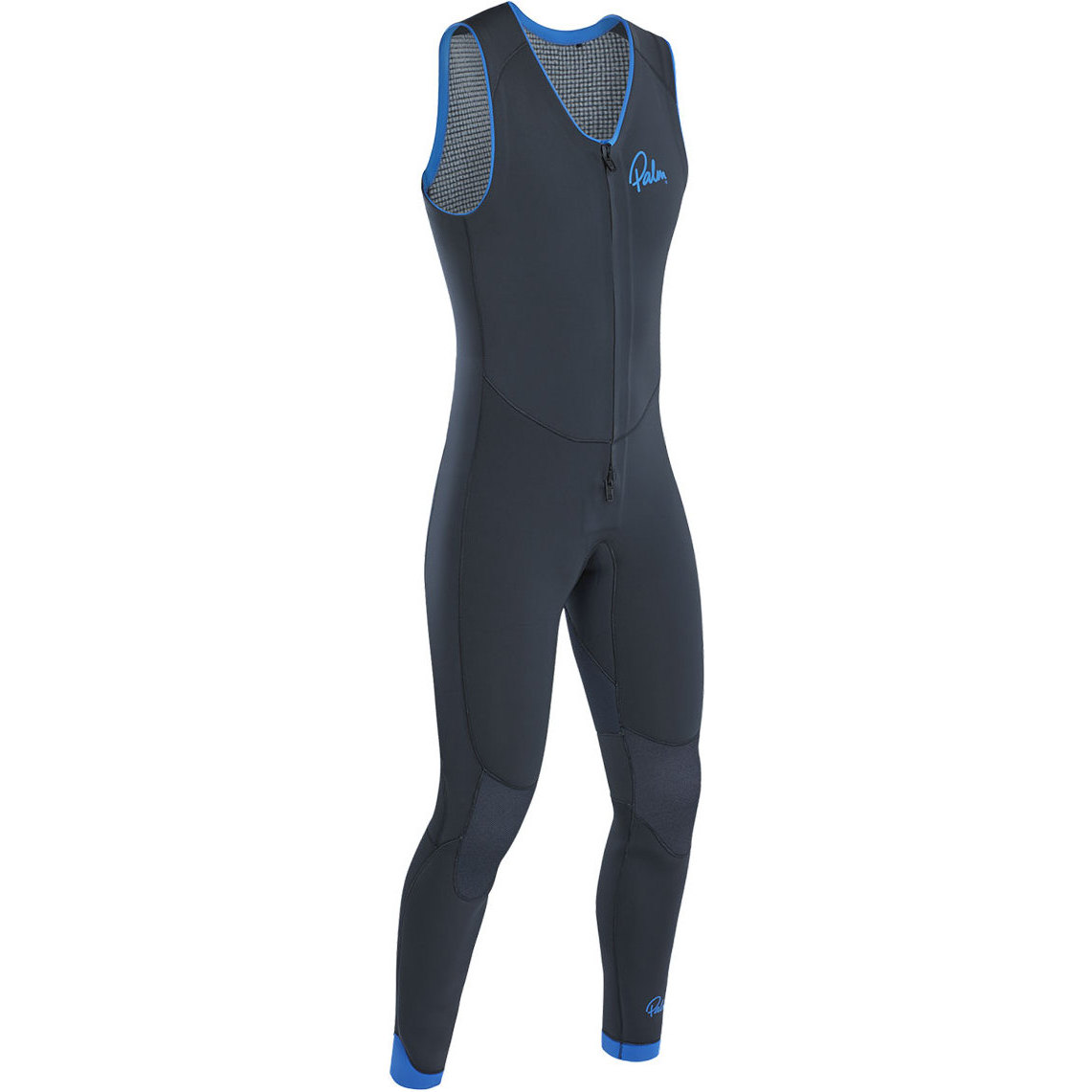 2026 Palm Blaze 3mm GBS Front Zip Long John Våddragt 12230 - Jet Grey