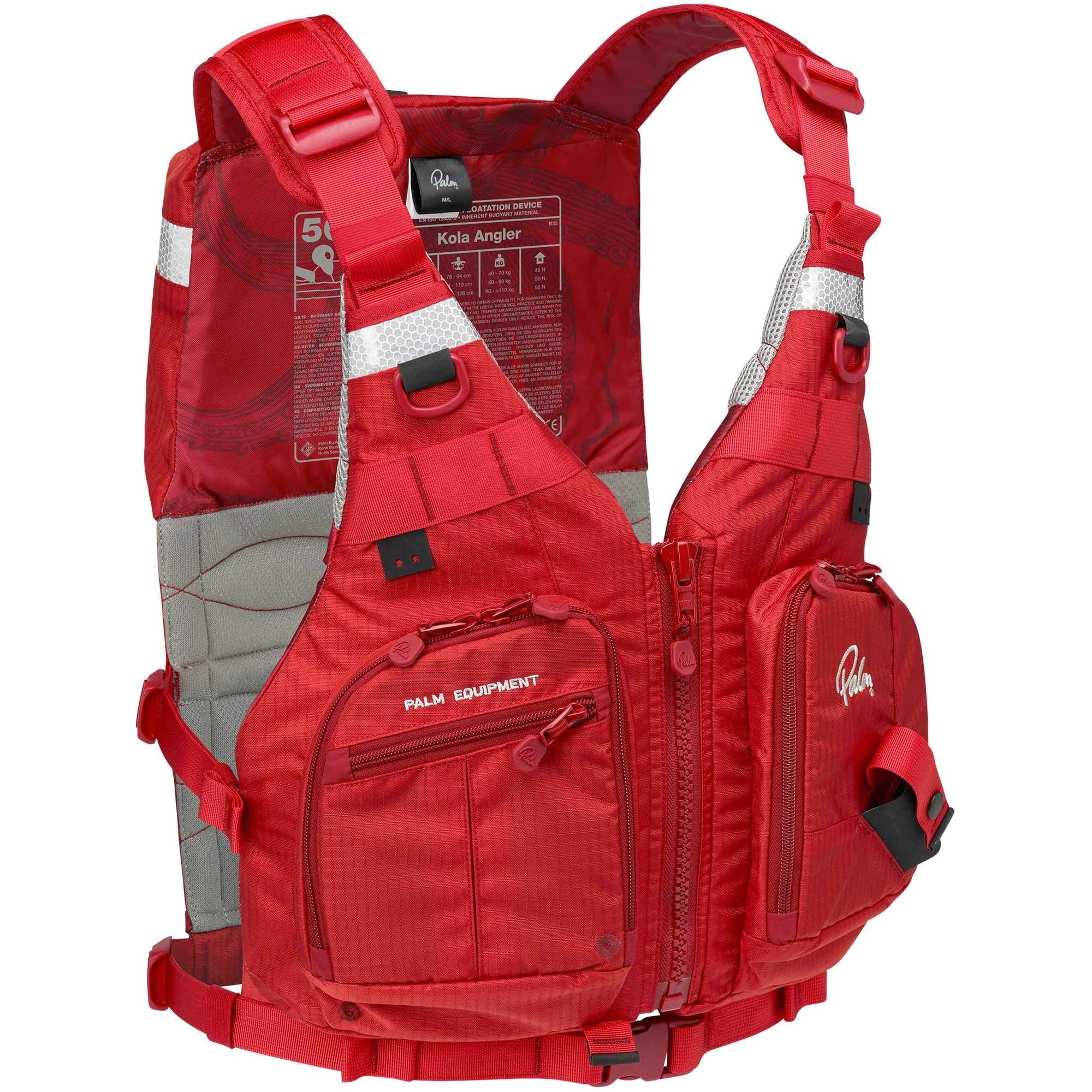 2026 Palm Kola Lystfisker Kajak Pfd 12716 - Flamme