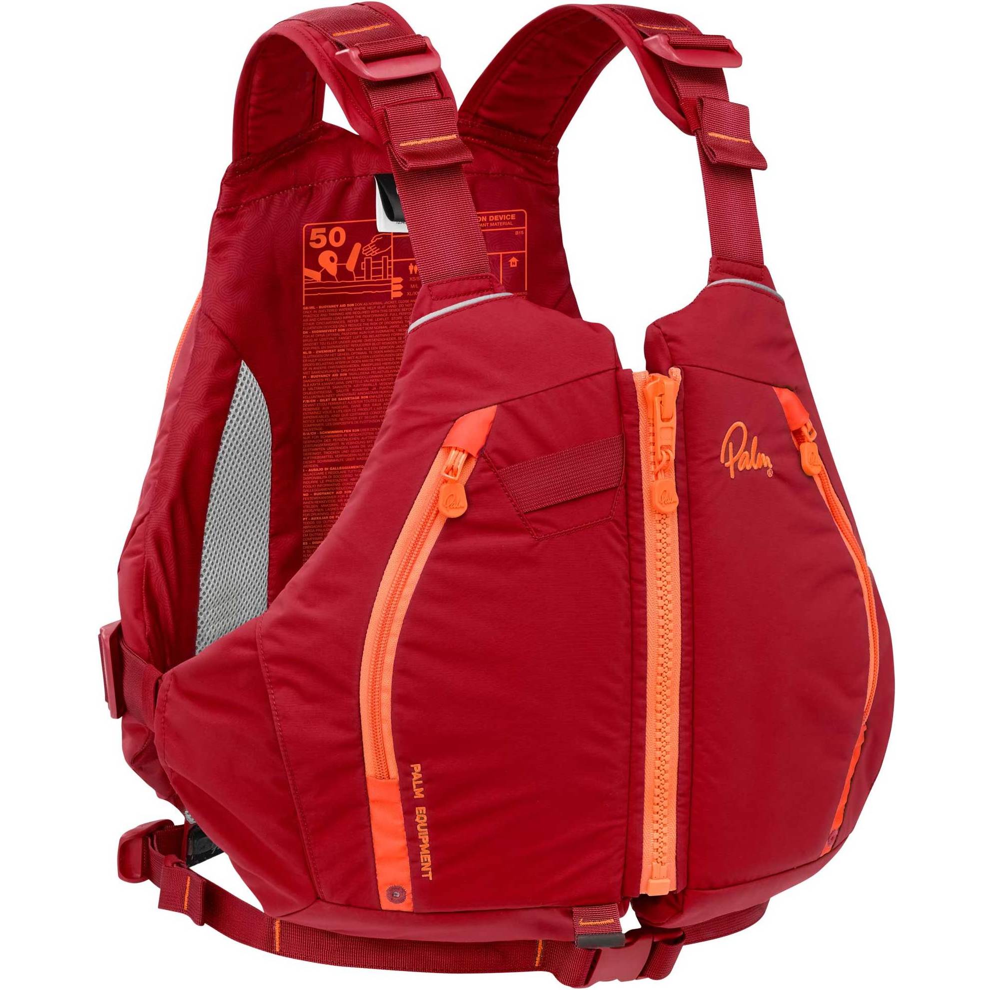2026 Palm Peyto Touring Kajak Pfd 12639 - Chili