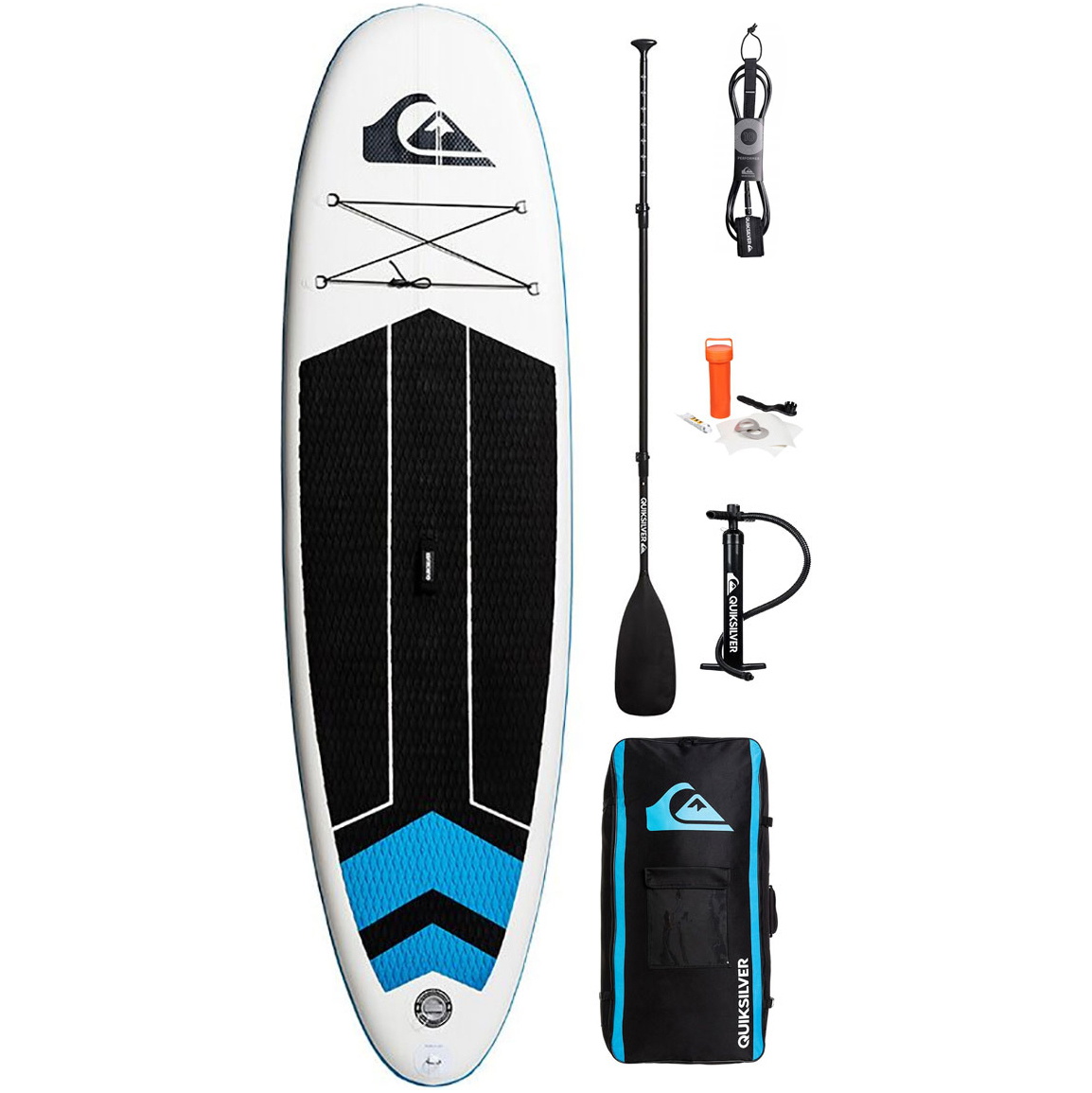 Quiksilver Isup 10'6x32 "oppustelig Stand Up Paddle Board Inkl. Pumpe, Padle, Taske Og Snor Eglisqs106