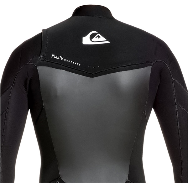 2021 Quiksilver Herre Syncro 3/2mm Chest Zip Våtdrakt Sort / Hvid Eqyw10308