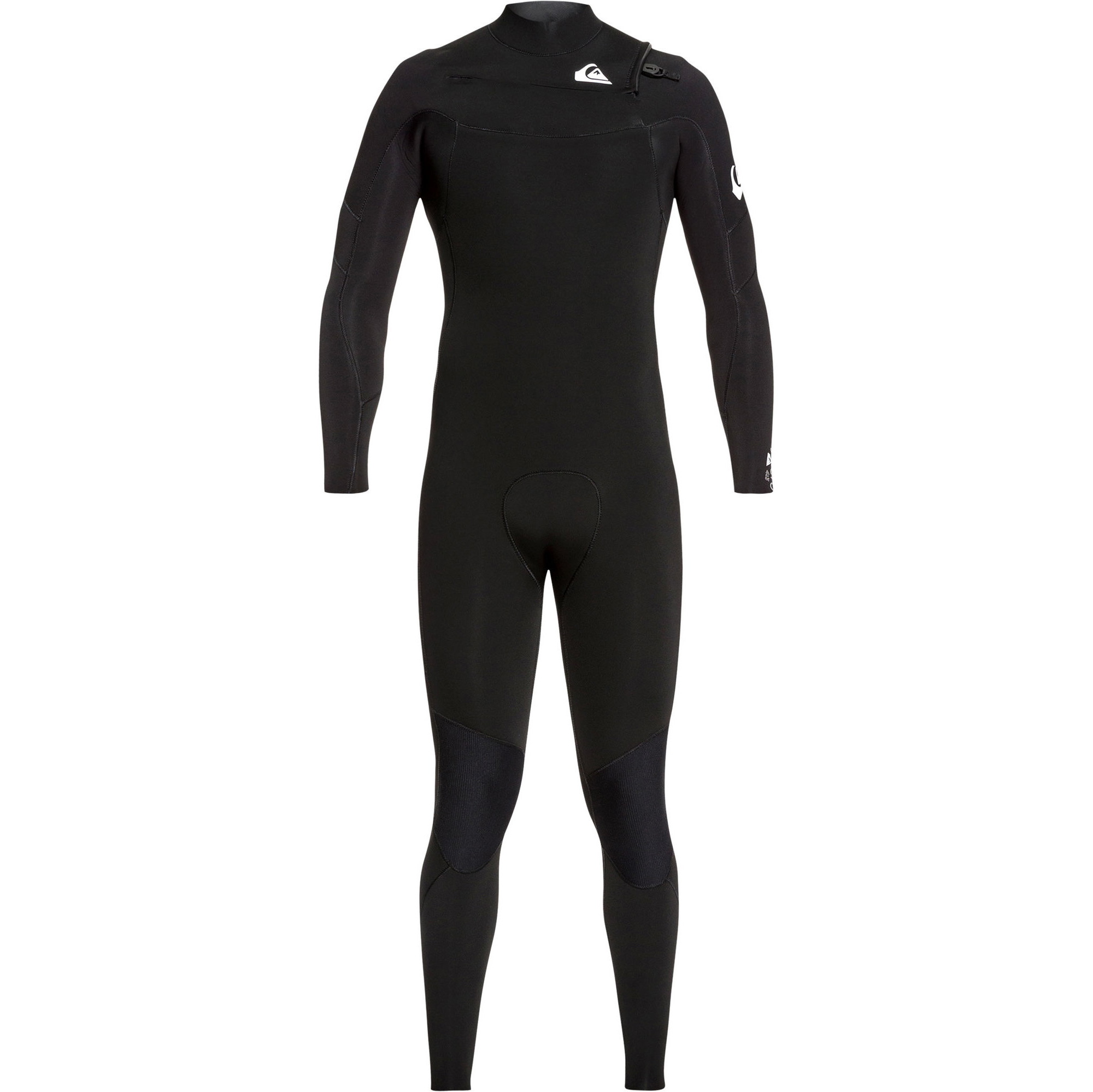 2021 Quiksilver Herre Syncro 3/2mm Chest Zip Våtdrakt Sort / Hvid Eqyw10308