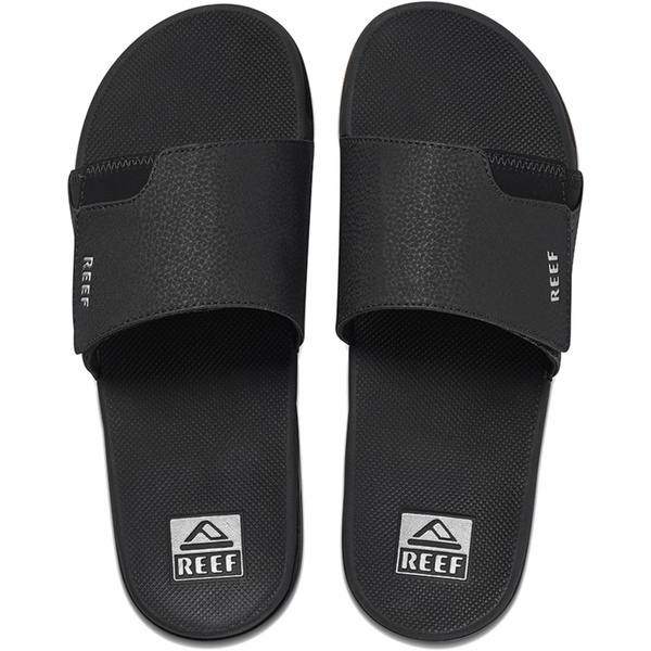 2026 Reef Fanning Sliders CI3632 - Black / Sølv
