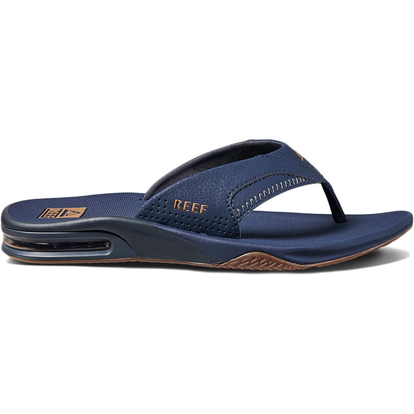 2021 Reef Herre Fanning Flaskeåbner Flip Flops / Sandaler CI2544 - Deep Sea