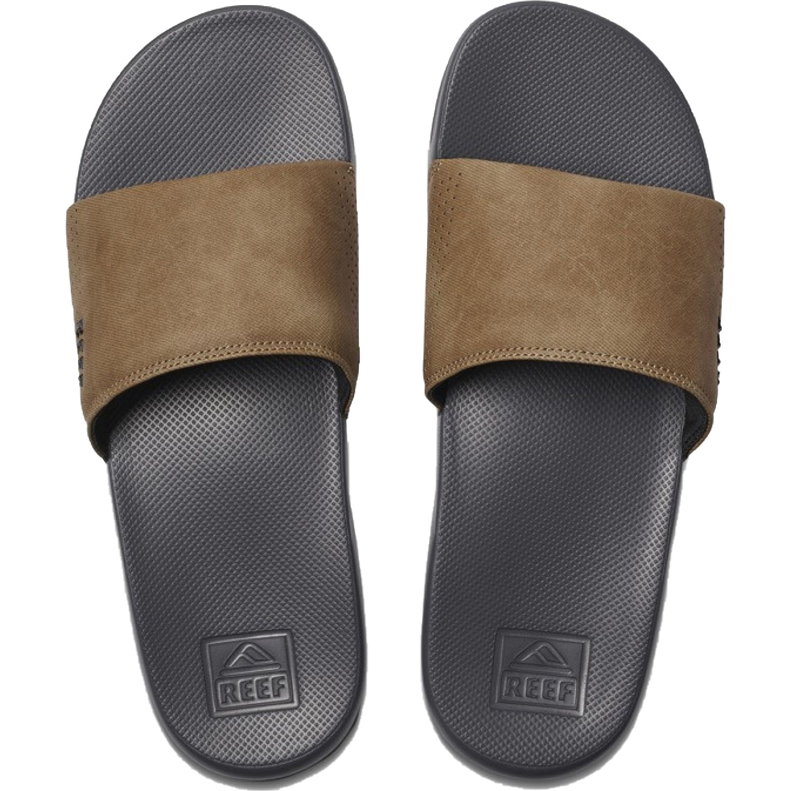 2025 Reef Herre One Sliders RF0A3OND - Grey / Tan