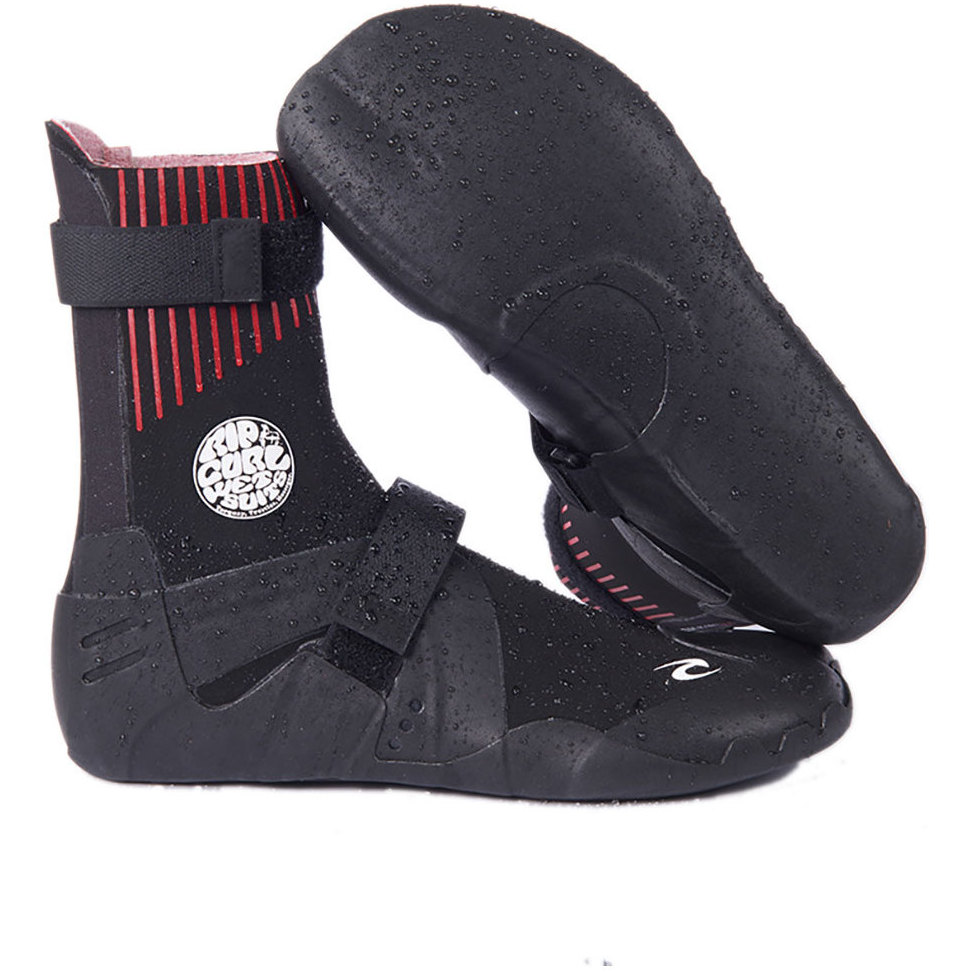 2021 Rip Curl Flashbomb 3mm Neopren Støvler Med Split Tå Wboyhf - Sort