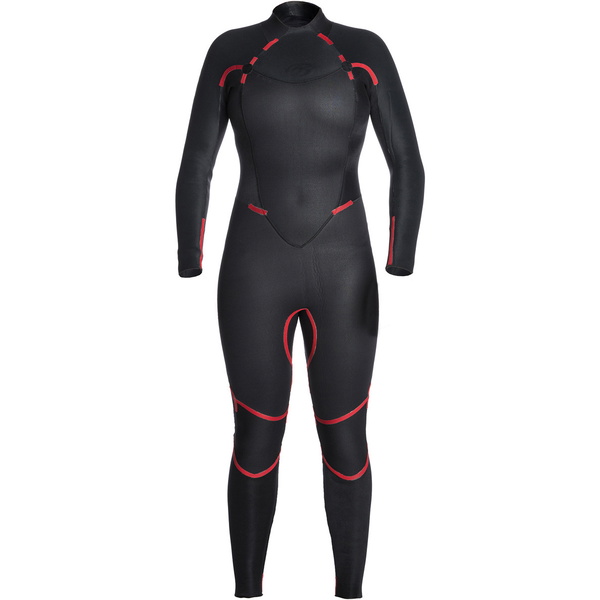 Rip Curl Kvinders Omega 4/3mm Gbs Back Zip Våddragt Sort / Turkis Wsm4cw