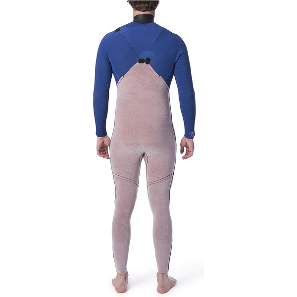 2019 Rip Curl Mænds Flashbomb 4/3mm Gbs Zip Free Våtdrakt Forbrændt Orange Wsm9ef