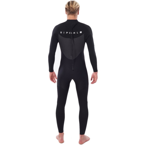 2023 Rip Curl Herre Omega 5/3mm Back Zip Våddragt Sort Wsm8mm