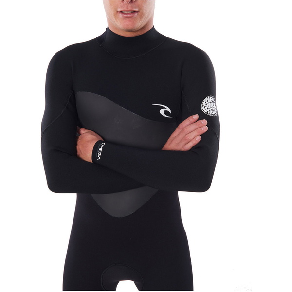 2023 Rip Curl Herre Omega 5/3mm Back Zip Våddragt Sort Wsm8mm