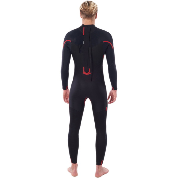 2023 Rip Curl Herre Omega 5/3mm Back Zip Våddragt Sort Wsm8mm
