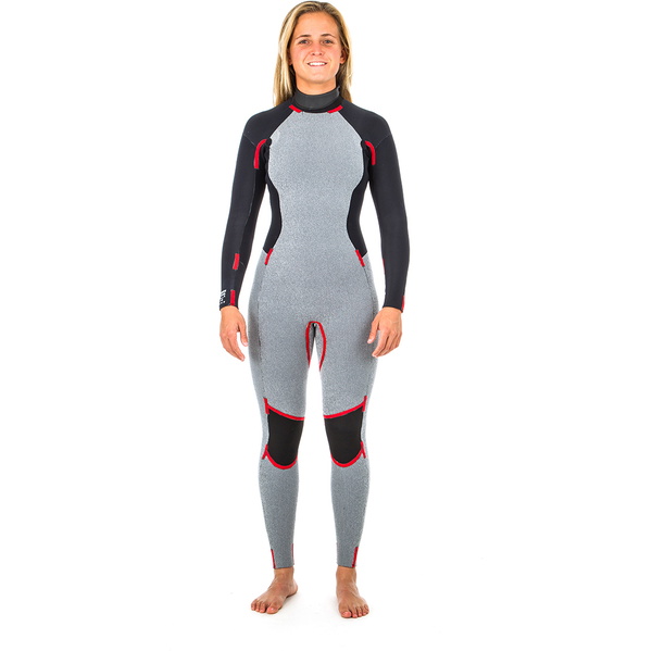 2019 Rip Curl Kvinders Dawn Patrol 3/2mm Gbs Back Zip Våddragt Sort / Hvide Wsm8gs