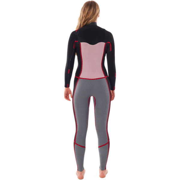 Rip Curl Womens Dawn Patrol Warmth 5/3mm Chest Zip Wetsuit WSM9MW - Black
